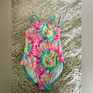 NWT Girls Tie Dye One Piece